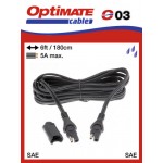 O03 / SAE-63 příslušenství k Accumate a Optimate - Voděodolný prodlužovací kabel (1,8 m)