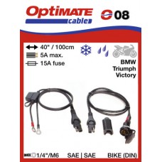 O08 / SAE-78 příslušenství k Accumate a Optimate - 12V DIN voděodolná zásuvka (samice)