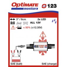 O123 příslušenství k Accumate a Optimate - SAE kontrolka stavu akumulátoru typu STD/YUMICRON