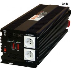 Měnič napětí z 12V DC na 230V AC 5000W trvale